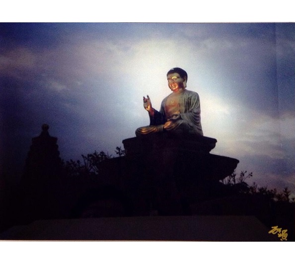 玻璃噴畫-佛陀紀念館1 玻璃噴畫-佛陀紀念館1