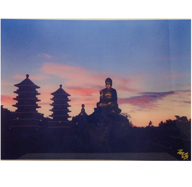 玻璃噴畫-佛陀紀念館2 玻璃噴畫-佛陀紀念館2