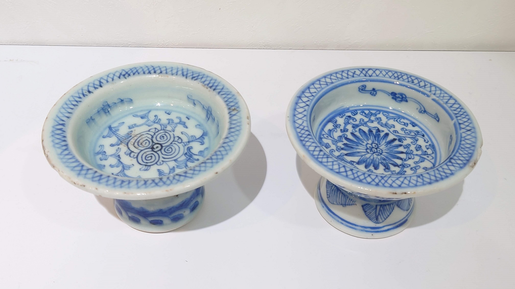 清中末 高足小碟