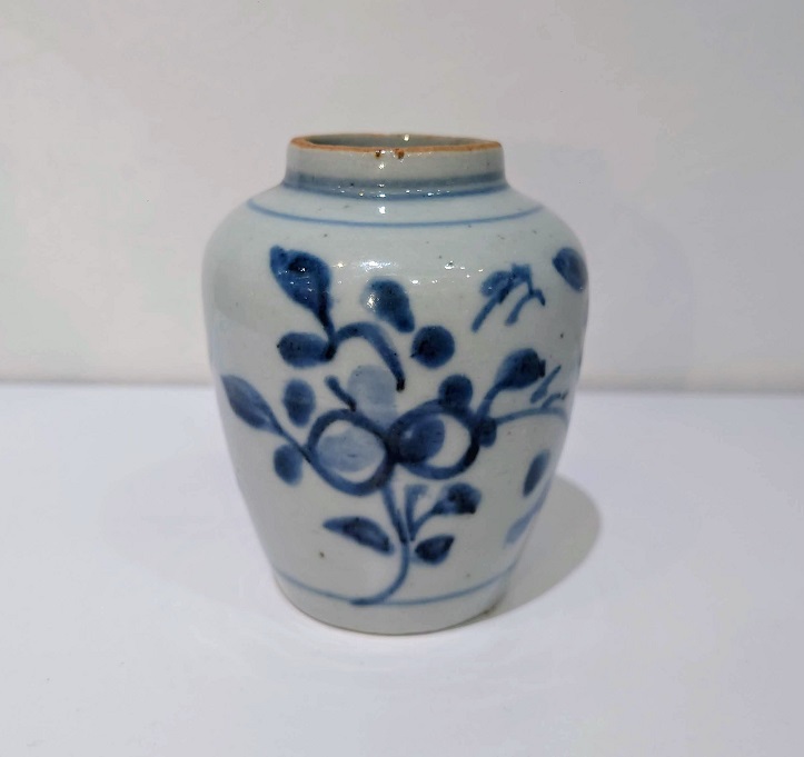 明青花茶葉小罐