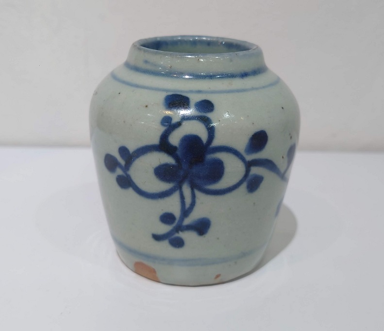 明青花小罐